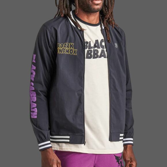 Roark Black Sabbath Roadie Bomber Jacket Size Small Black NWT Ozzy Osbourne - Picture 8 of 8